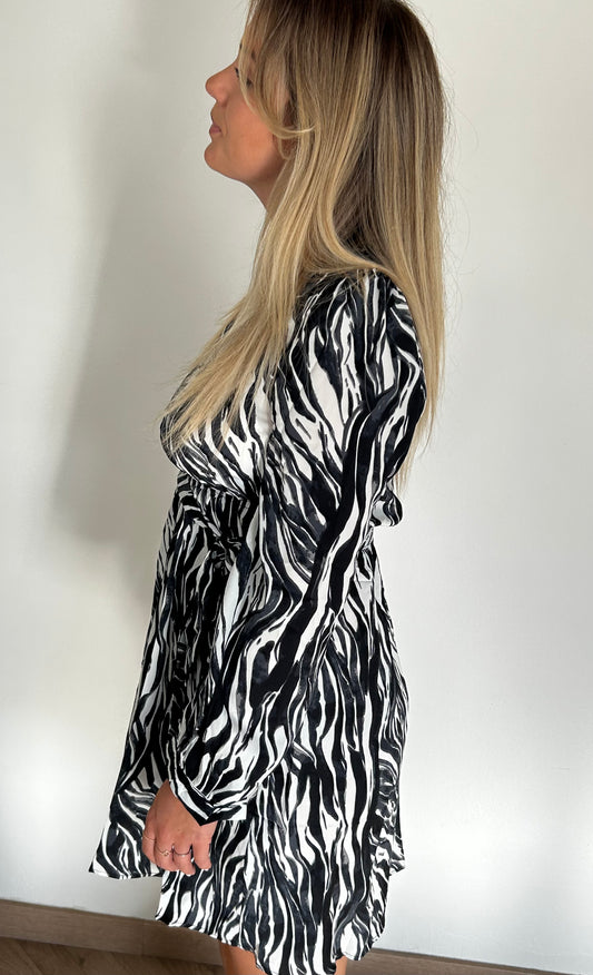 Seoul zebra dress