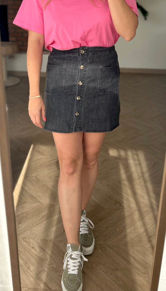 Corralejo gray denim skirt