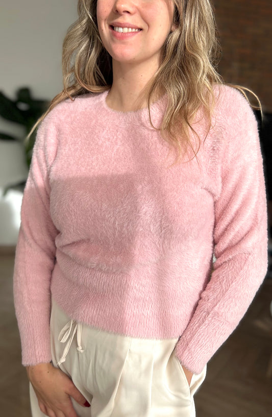 Berlin pink soft sweater