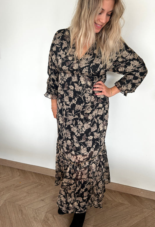 Robe longue noire Phoenix